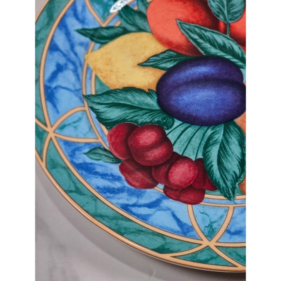 Casual Victoria & Beale Forbidden Fruit Salad Plate 7 5/8" Vintage - Picture 7 of 14